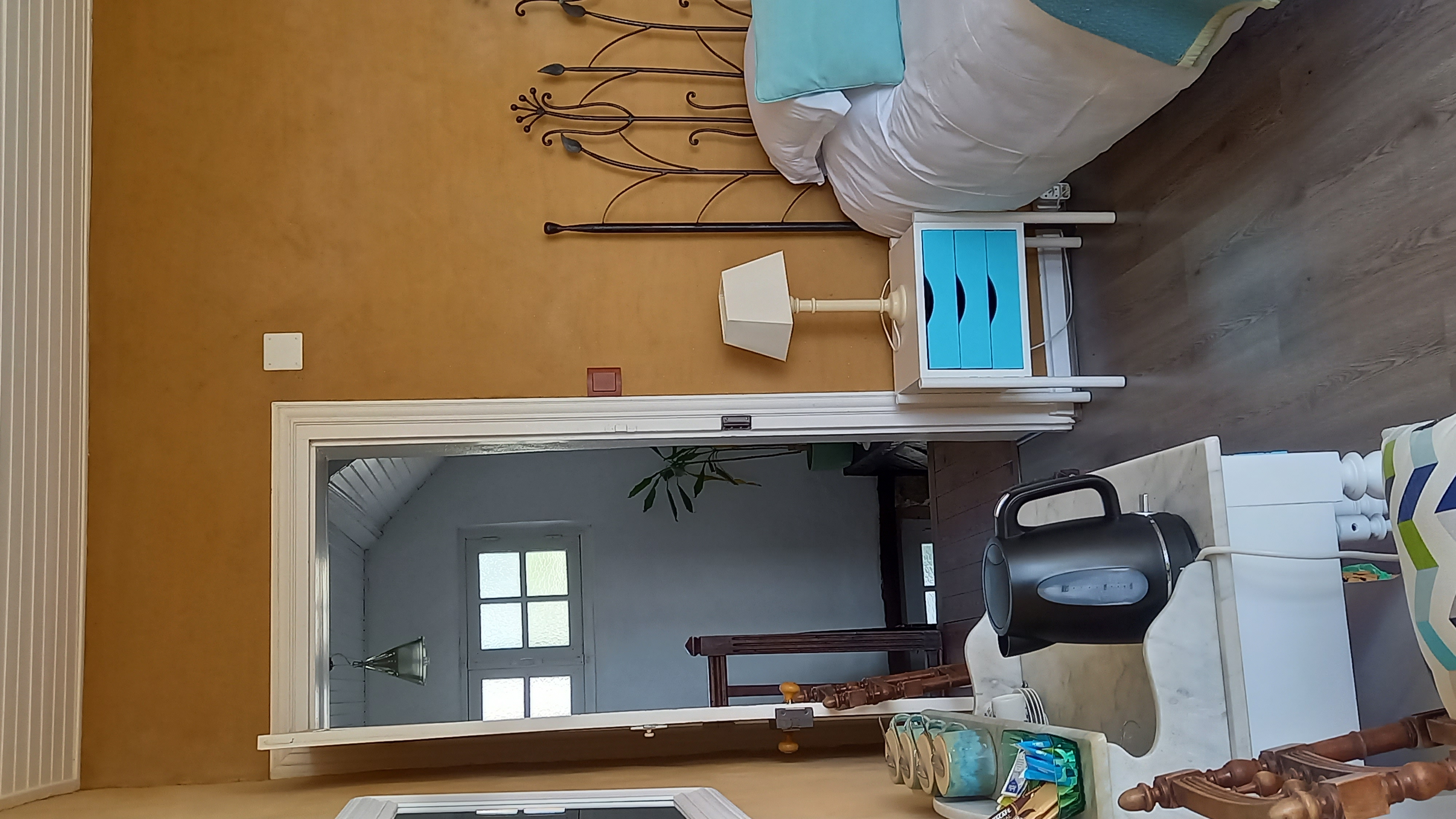 Lit de la chambre Jaune